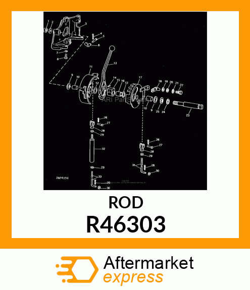 ROD,SPEED RANGE SHIFTER R46303