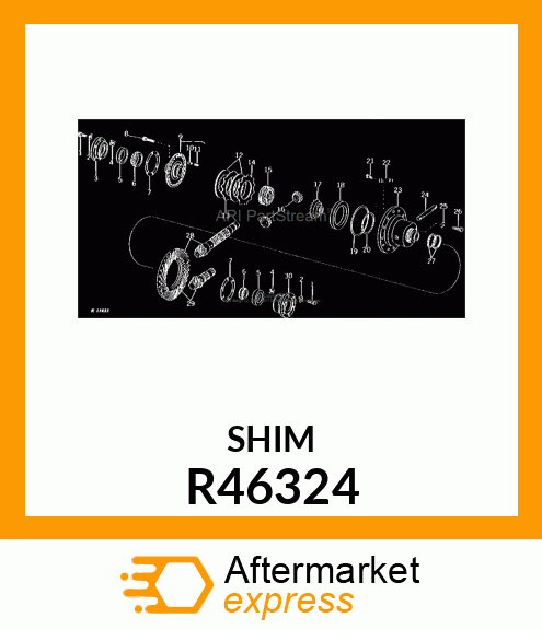 SHIM, 0.13 STEEL R46324