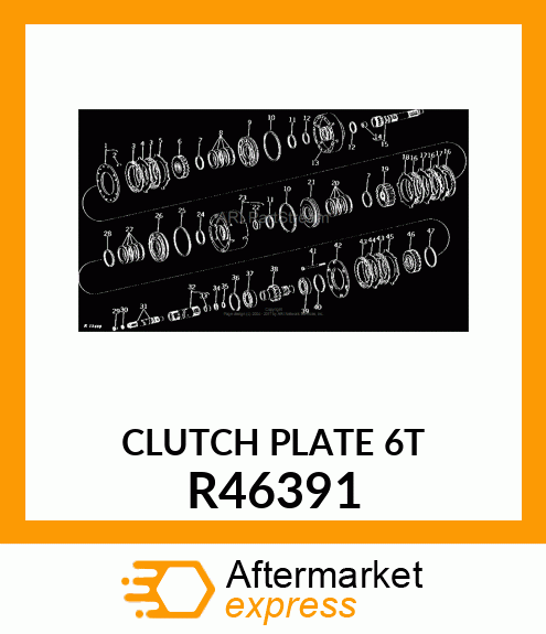 PLATE,CLUTCH DRIVE R46391