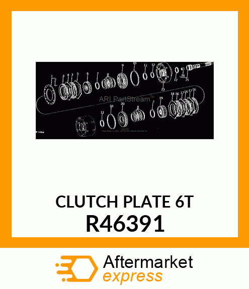 PLATE,CLUTCH DRIVE R46391