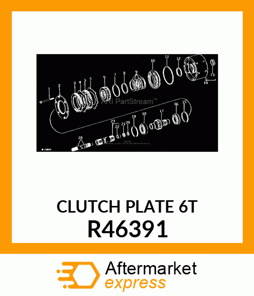 PLATE,CLUTCH DRIVE R46391