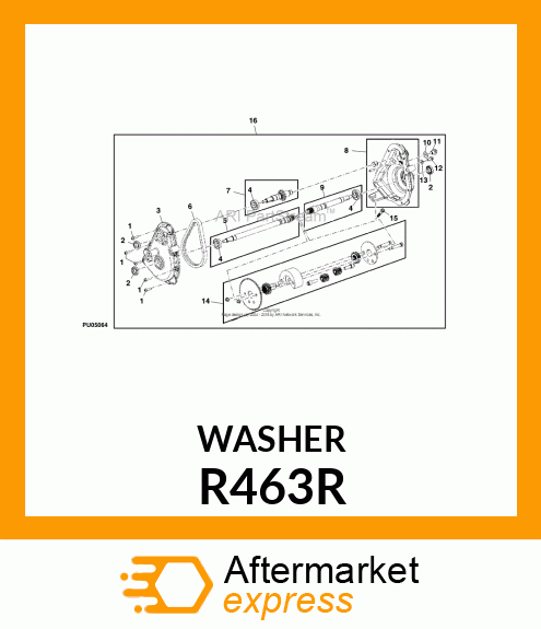 WASHER, COPPER R463R