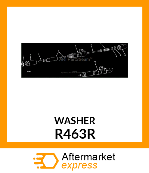 WASHER, COPPER R463R