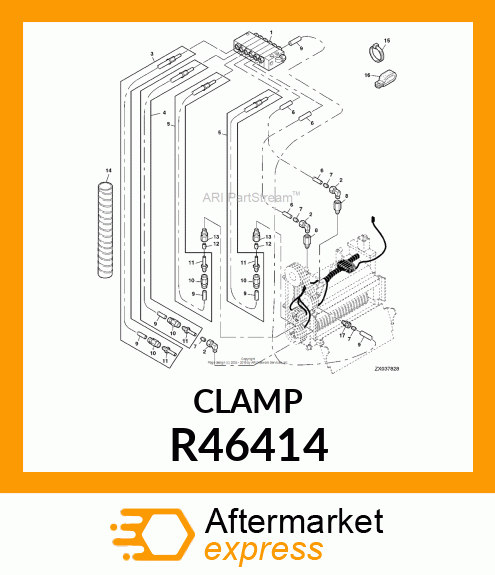 CLAMP, TUBE OR WIRE, SINGLE R46414