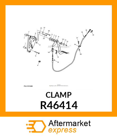 CLAMP, TUBE OR WIRE, SINGLE R46414