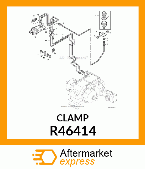 CLAMP, TUBE OR WIRE, SINGLE R46414