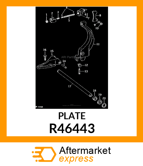 PLATE,LOCK R46443