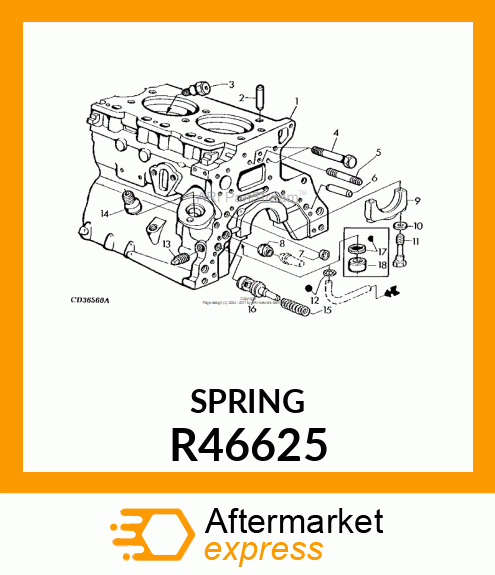 SPRING R46625