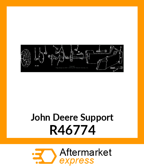 SUPPORT,HYDRAULIC PUMP R46774