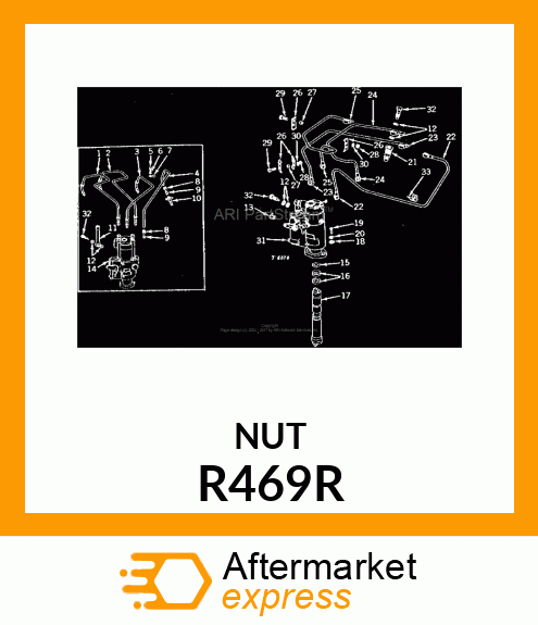 FITTING, NUT, ERMETO R469R