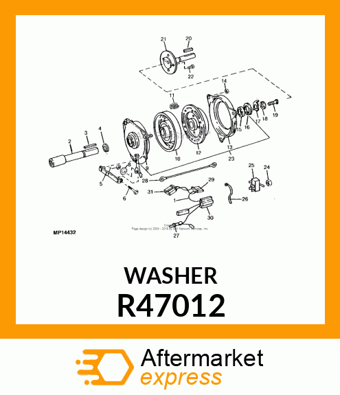 WASHER, SPECIAL R47012