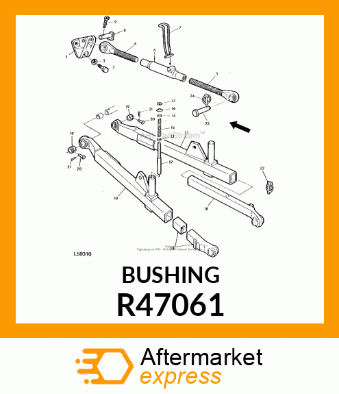 RETAINER,DRAFT LINK R47061