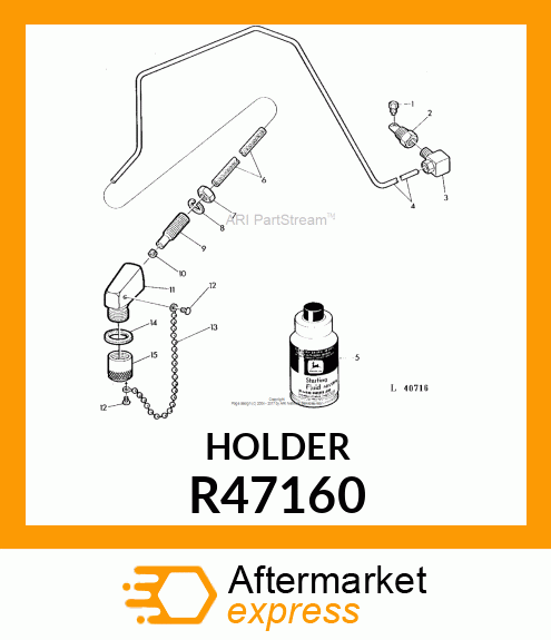 HOLDER,SPRAY NOZZLE R47160