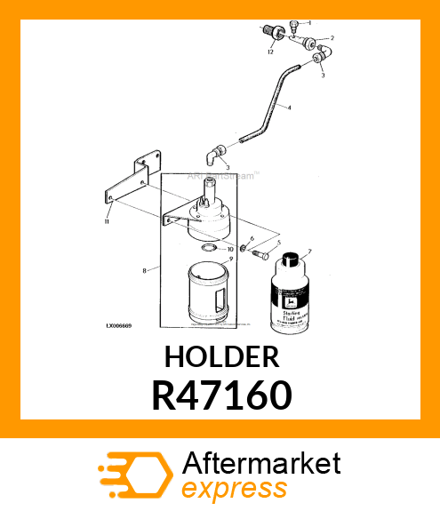 HOLDER,SPRAY NOZZLE R47160