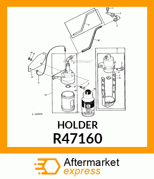 HOLDER,SPRAY NOZZLE R47160