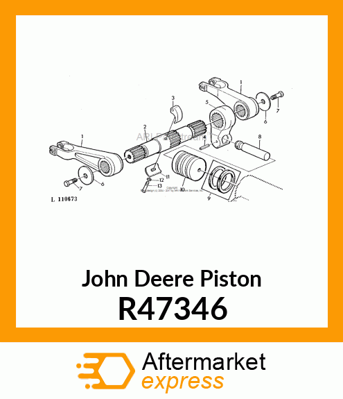 PISTON,ROCKSHAFT R47346