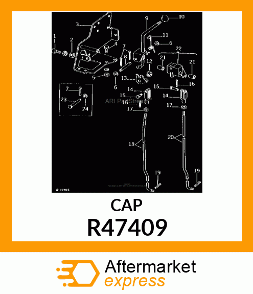 BELLCRANK,REVERSE VALVE OPERATING R47409