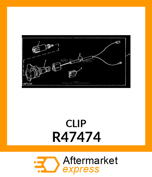 CLIP, WIRING R47474