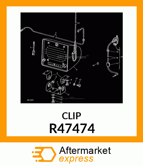 CLIP, WIRING R47474