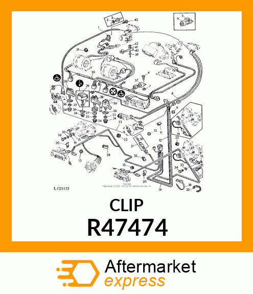 CLIP, WIRING R47474