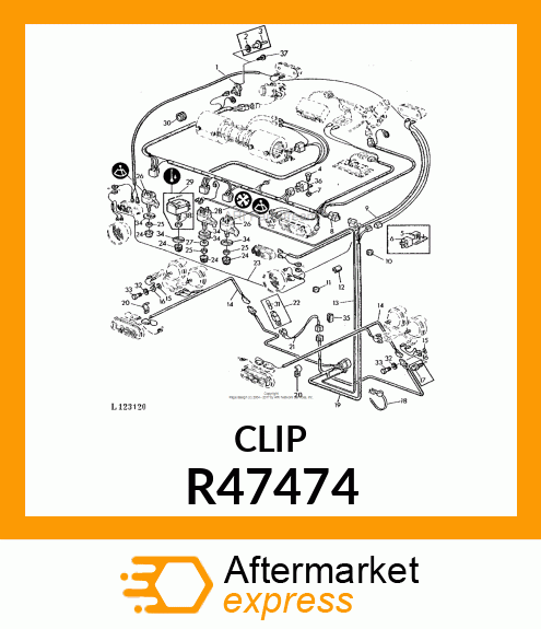 CLIP, WIRING R47474