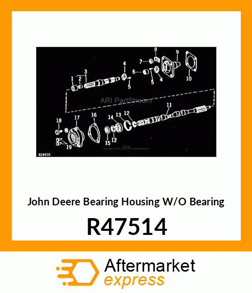 BEARING HOUSING W/O BEARING R47514