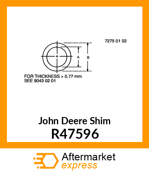 SHIM,0.4 STEEL R47596