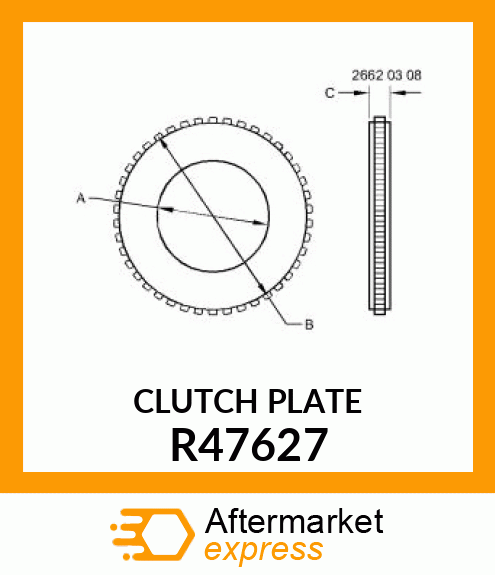 CLUTCH PLATE R47627