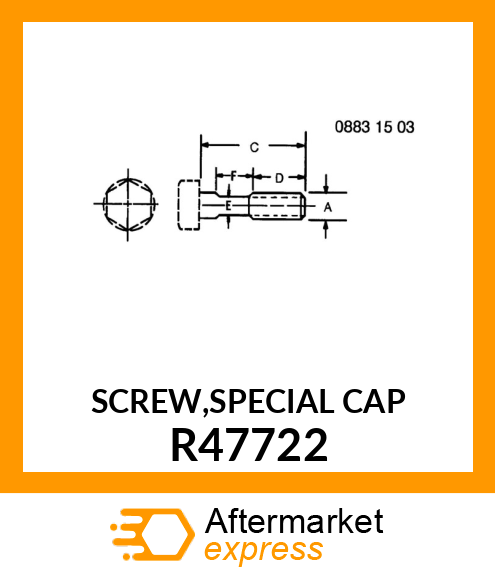 SCREW,SPECIAL CAP R47722