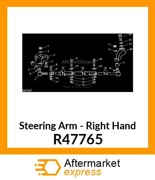 ARM,STEERING RH R47765