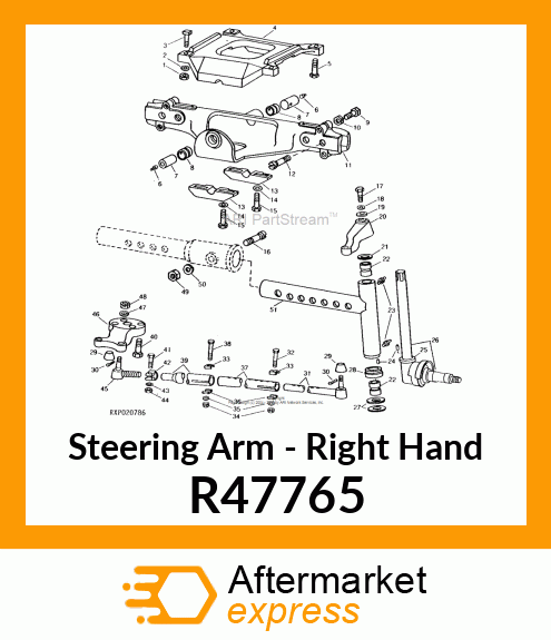 ARM,STEERING RH R47765