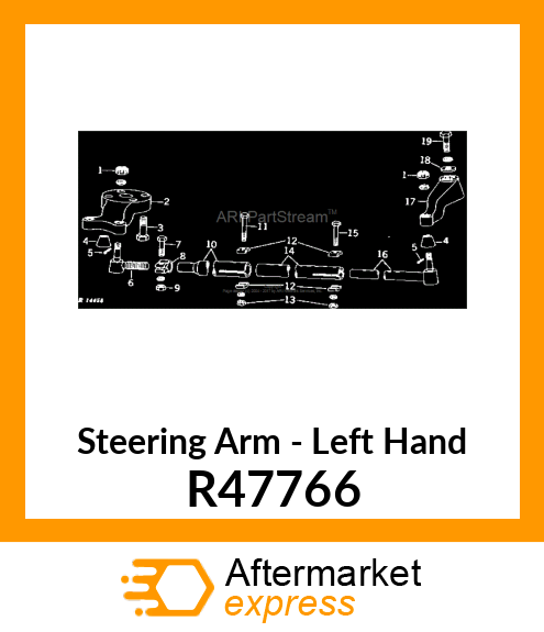 ARM,STEERING LH R47766