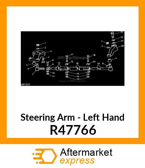 ARM,STEERING LH R47766