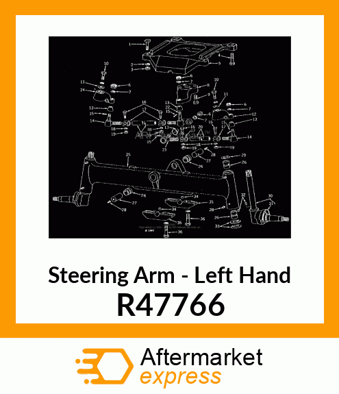 ARM,STEERING LH R47766