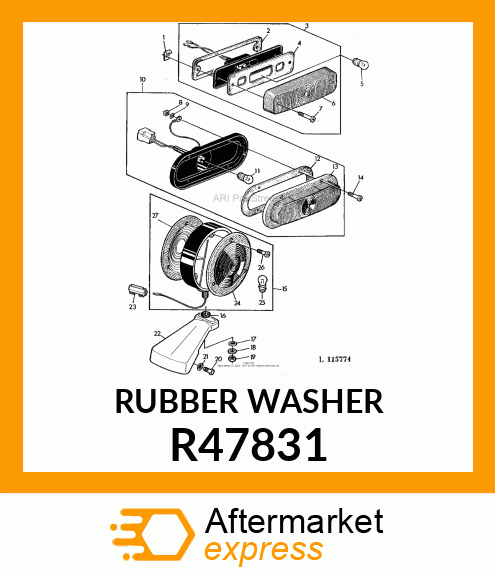 WASHER,RUBBER R47831