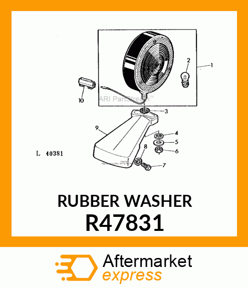 WASHER,RUBBER R47831