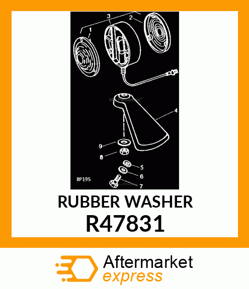 WASHER,RUBBER R47831