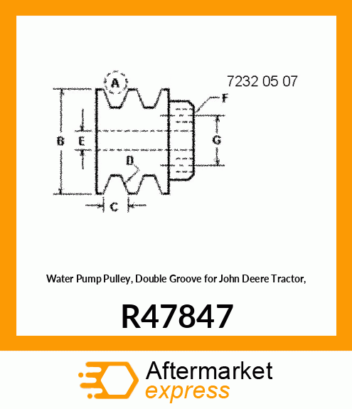 PULLEY FAN R47847