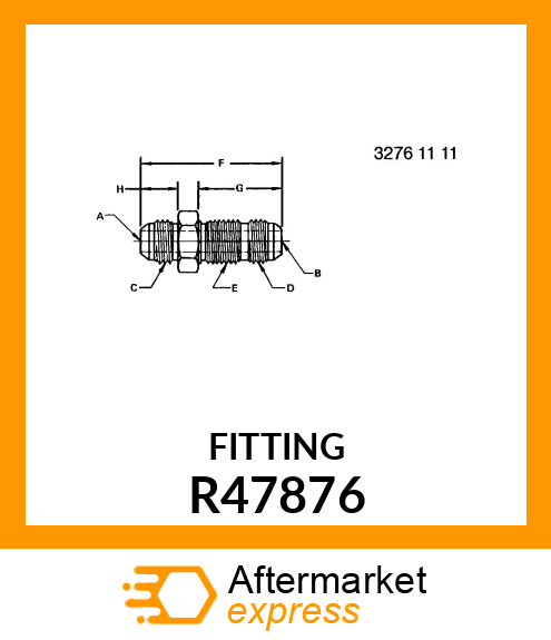 CONNECTOR,BULKHEAD UNION R47876