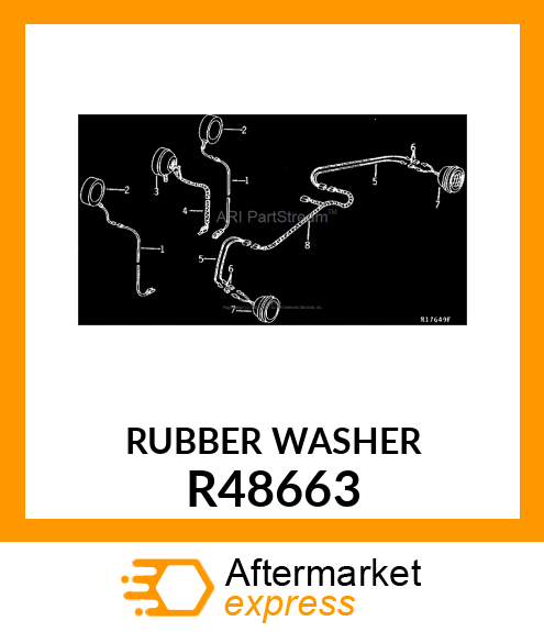 WASHER,RUBBER R48663