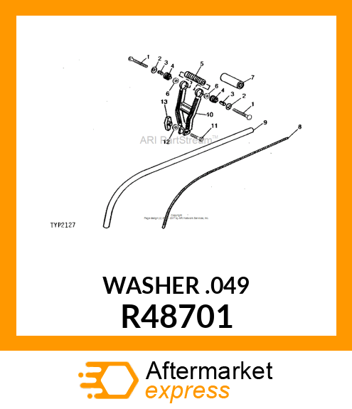 Washer R48701