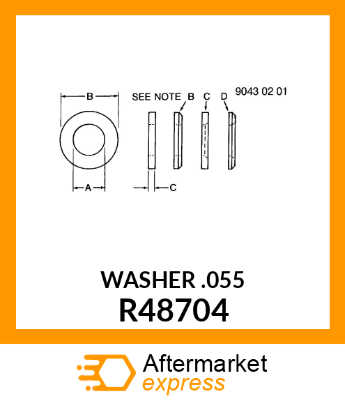Washer R48704