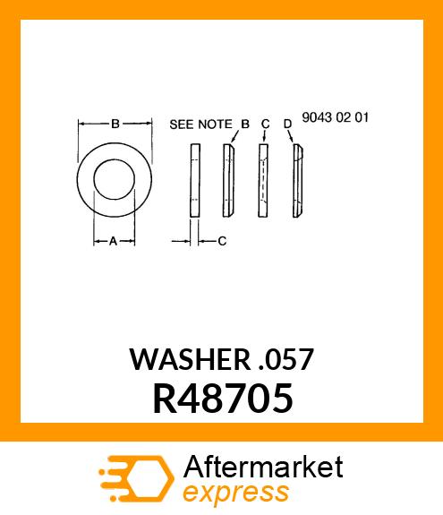 Washer R48705