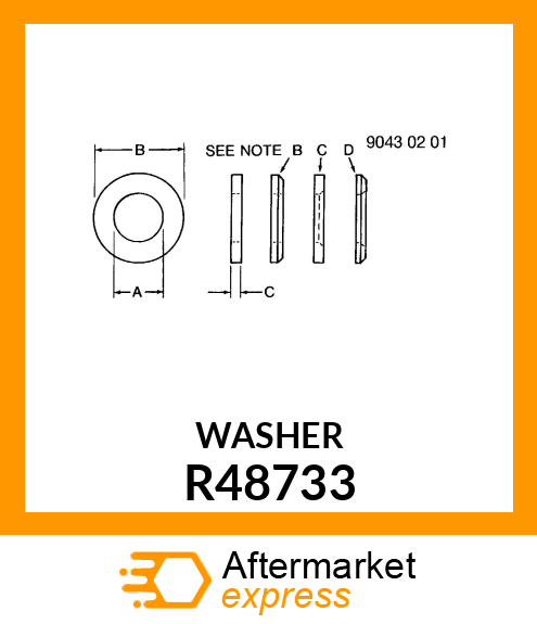 WASHER, SPECIAL R48733