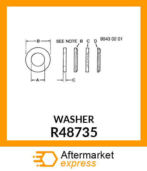 WASHER,SPECIAL R48735