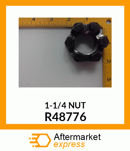 NUT, SPECIAL HEX SLOTTED R48776