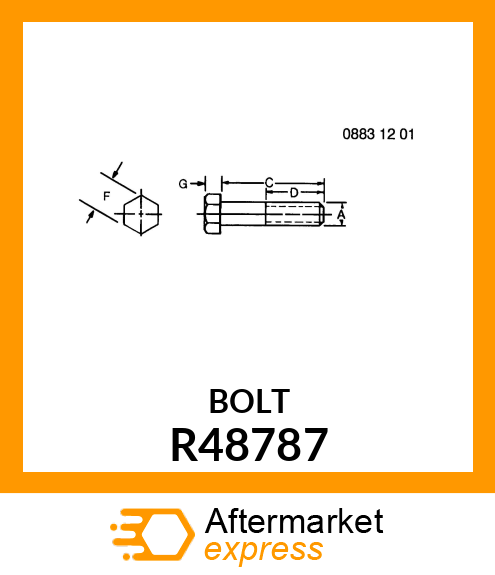 SCREW,SPECIAL CAP R48787