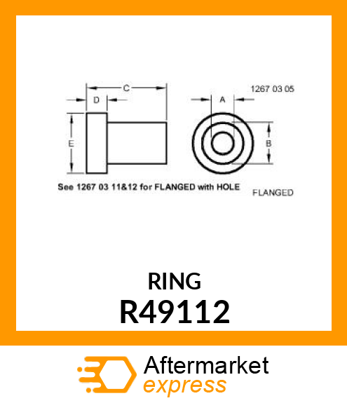 WASHER,THRUST R49112