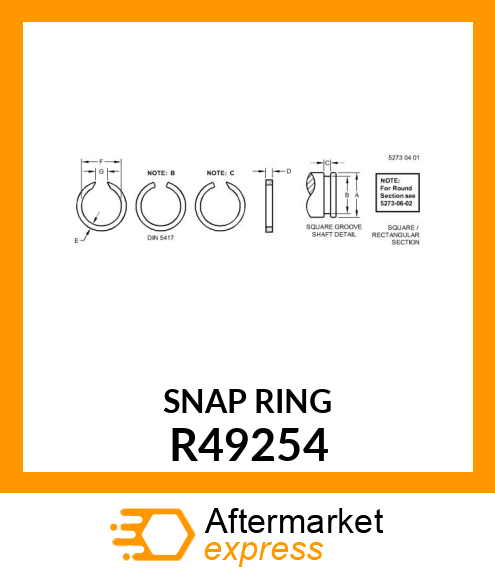 RING SNAP R49254