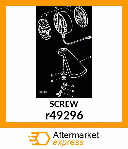 SCREW, SLFTPG, CR PAN HEAD r49296